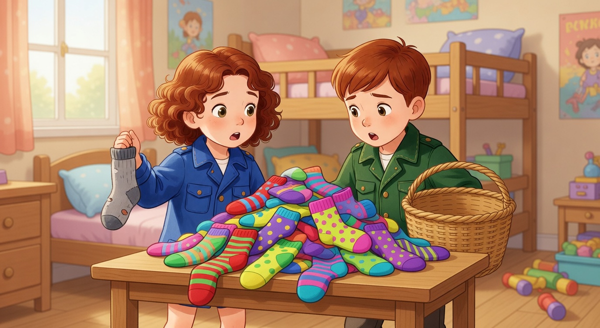 El Gran Misterio de los Calcetines  Cuento para Dormir para Niños de 5-8 Años | Aventura de Detective