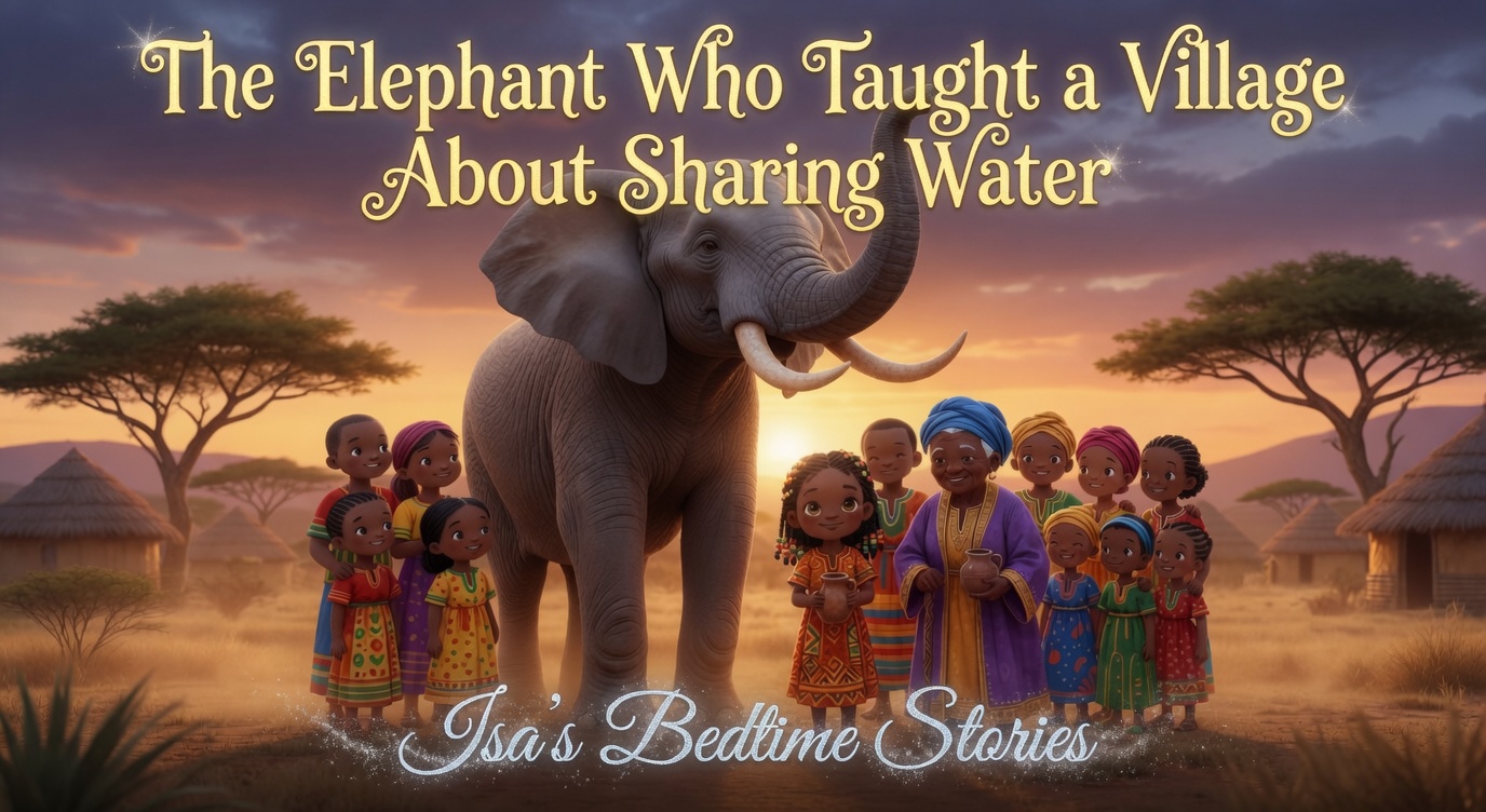 🐘 The Elephant Who Taught a Village About Sharing Water 