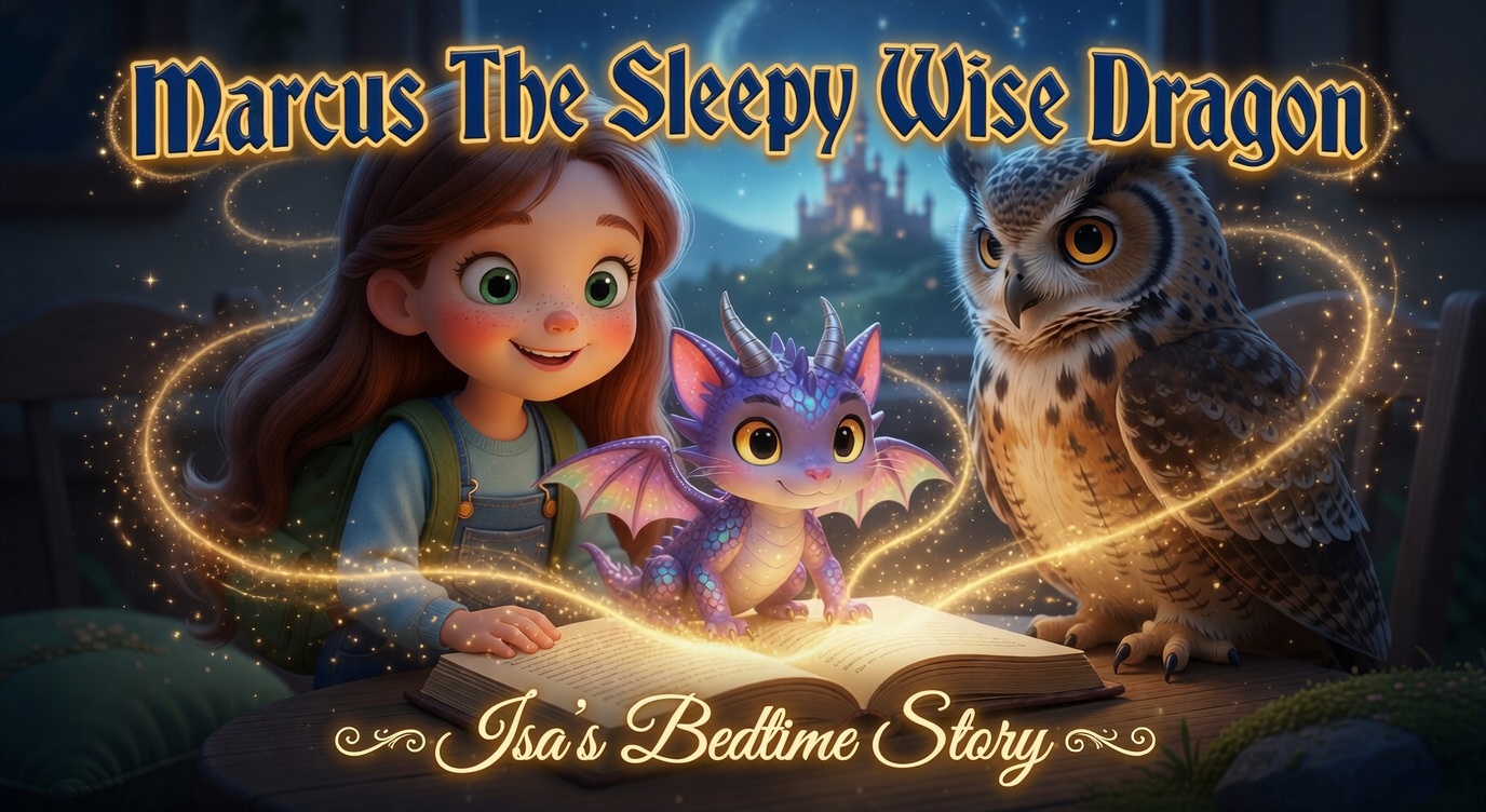 Marcus The Sleepy Wise Dragon 🐉