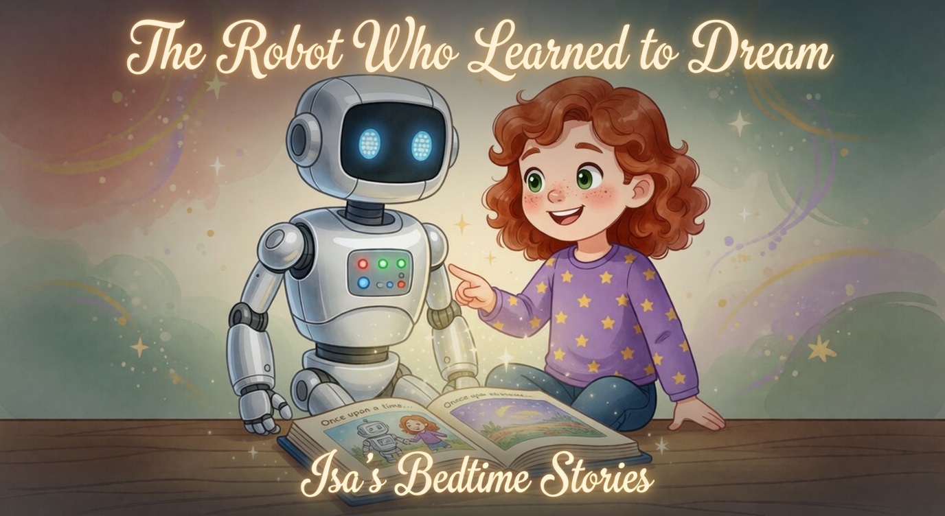 The Robot Who Learned to Dream 🤖✨ Sweet Bedtime Story for Kids 6-8