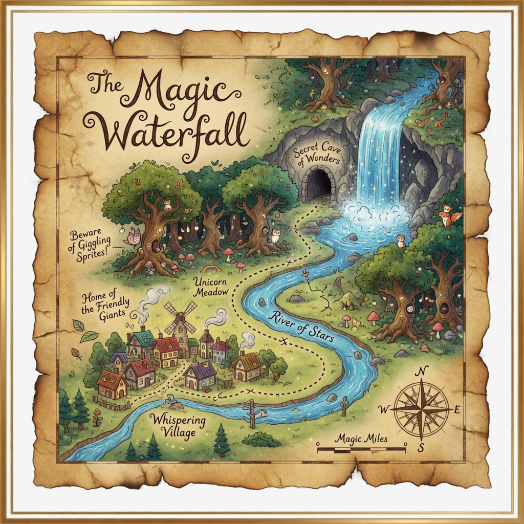 The Magical World Behind The Waterfall — page 1