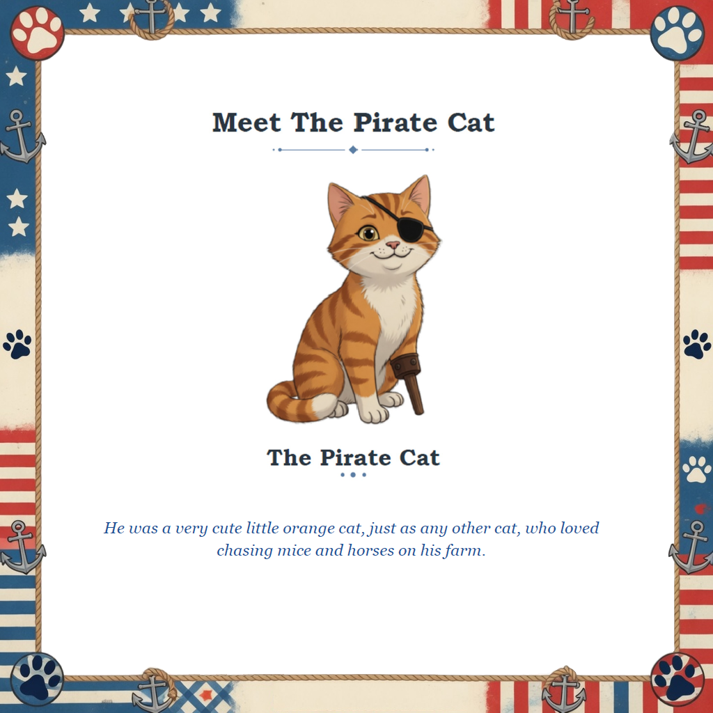 El gato pirata que pensaba que era un perro. — page 1