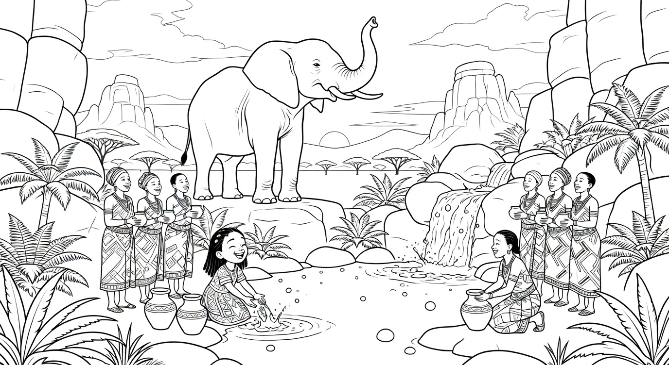 El Elefante que Enseñó a un Pueblo sobre Compartir el Agua preview 3