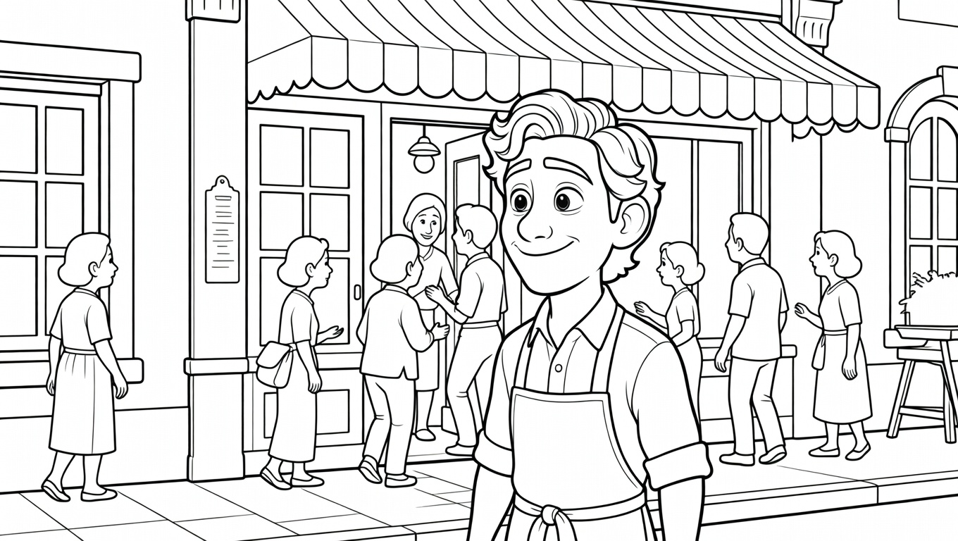 El Chef de Pizza que Cocina con Bondad | Cuento Dulce para Dormir para Niños preview 3