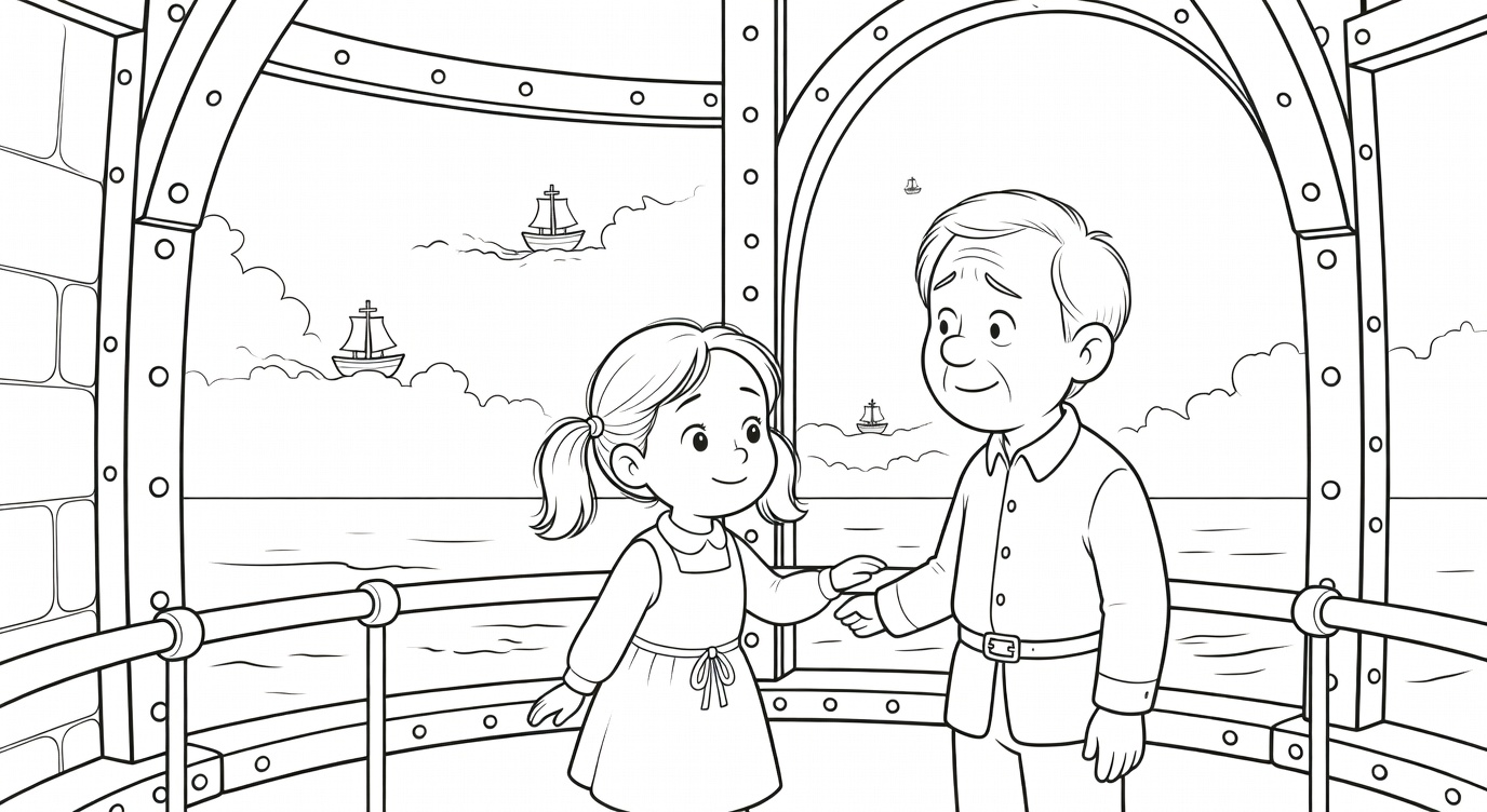 Luna la Guardiana del Faro  Cuento para Dormir para Niños de 3 a 6 Años | Coraje preview 3