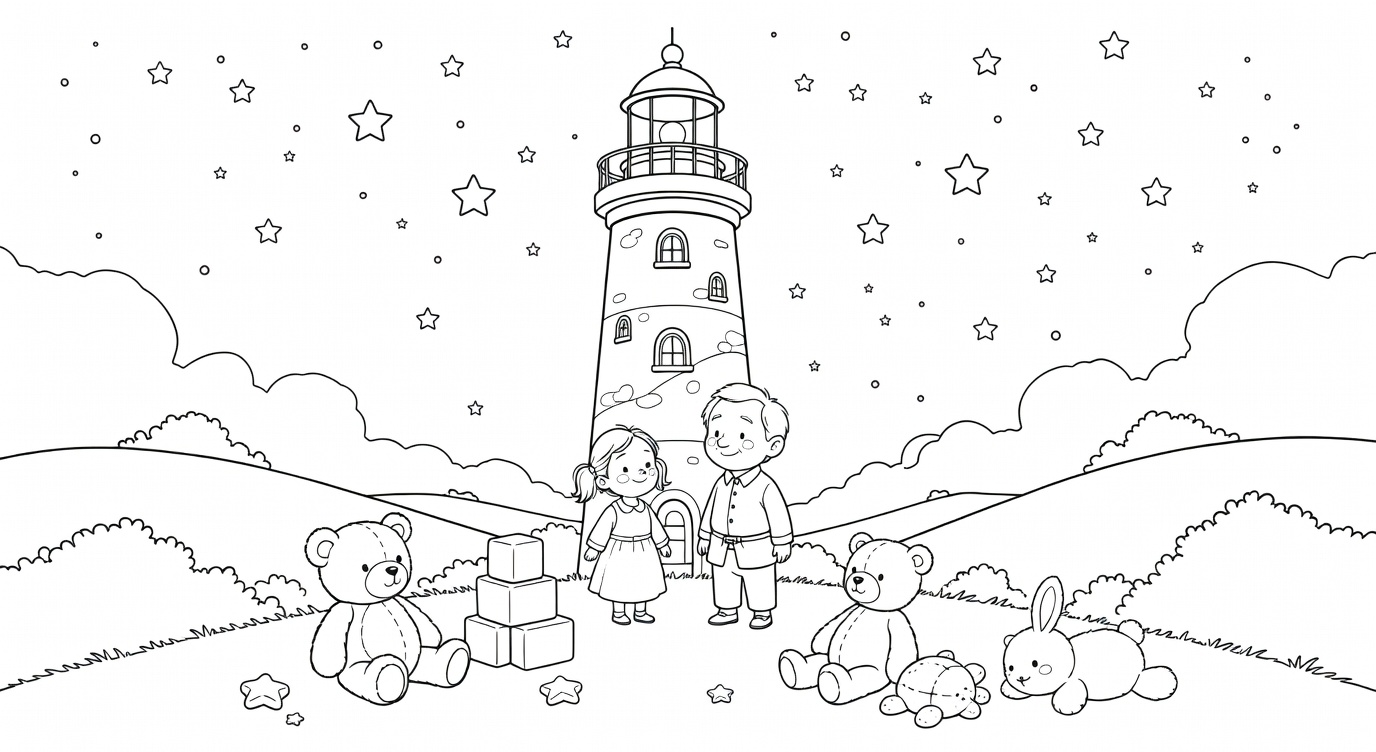 Luna la Guardiana del Faro  Cuento para Dormir para Niños de 3 a 6 Años | Coraje preview 1