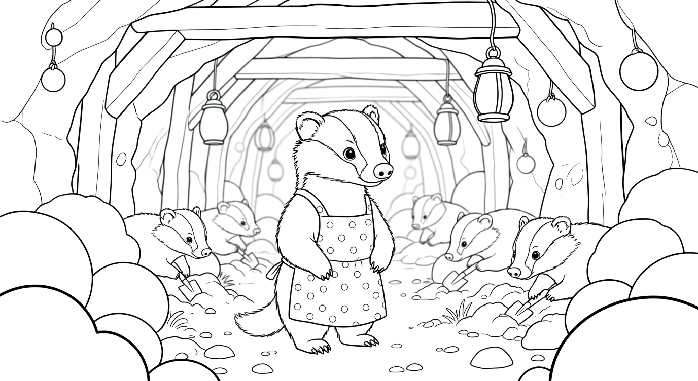 La Panadería Subterránea de Benny el Tejón Valiente | Cuento para Dormir para Niños preview 1