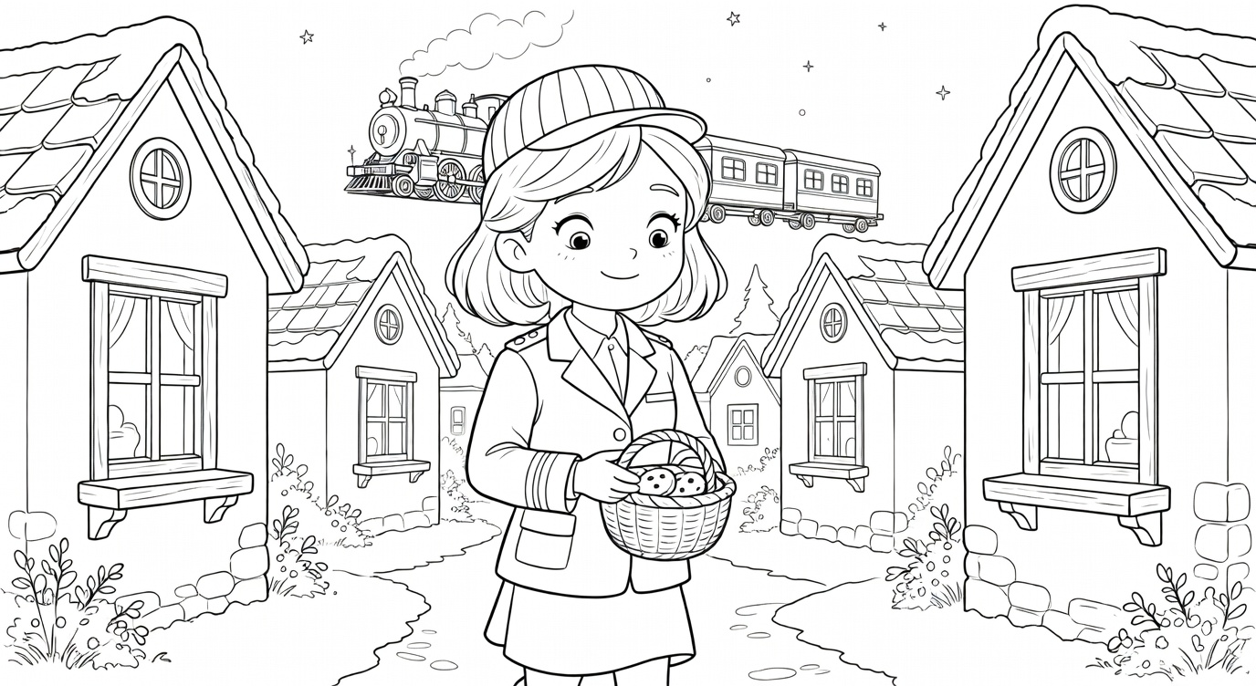 El Tren Expreso de las Galletas de Medianoche  Cuento Mágico para Dormir para Niños de 3 a 6 Años preview 1