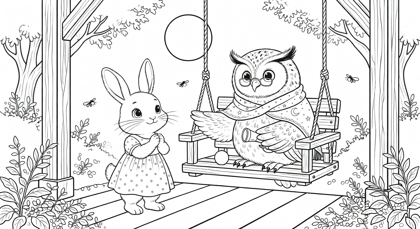 Las Lecciones de Ciencia de la Abuela Luna  Cuento para la Hora de Acostarse para Niños de 3-6 Años preview 2