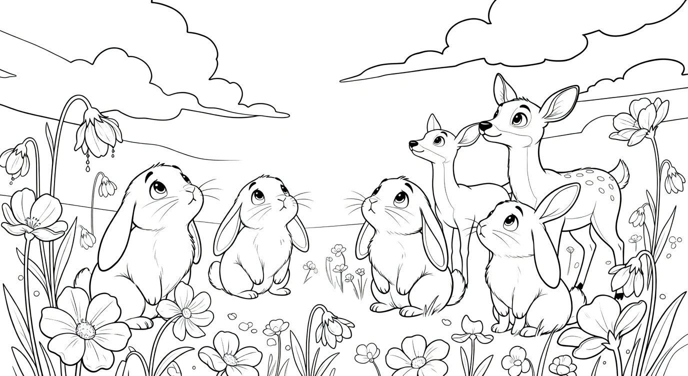 The Little Cloud Who Forgot How to Rain 🌈 Bedtime Story for Kids 3-6 preview 1