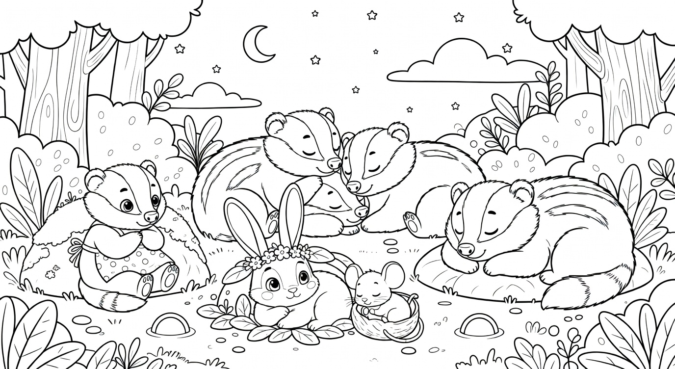 La Panadería Subterránea de Benny el Tejón Valiente | Cuento para Dormir para Niños preview 3