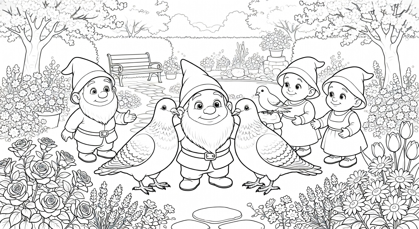 La Gran Aventura en la Ciudad del Gnomo del Jardín  Cuento para Dormir para Niños de 3-6 Años | Familia preview 3