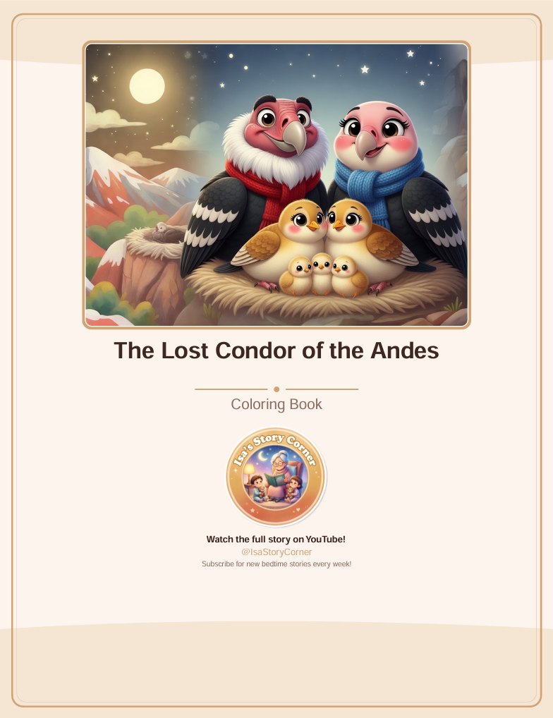 The Lost Condor - Coloring Book