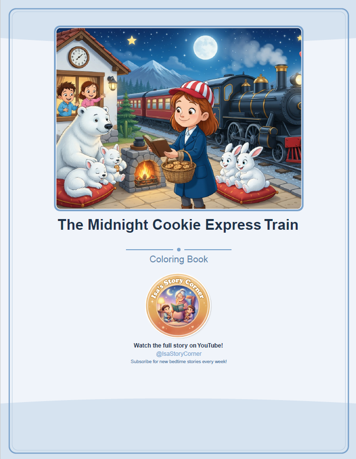 El Tren Expreso de las Galletas de Medianoche Cuento Mágico para Dormir para Niños de 3 a 6 Años