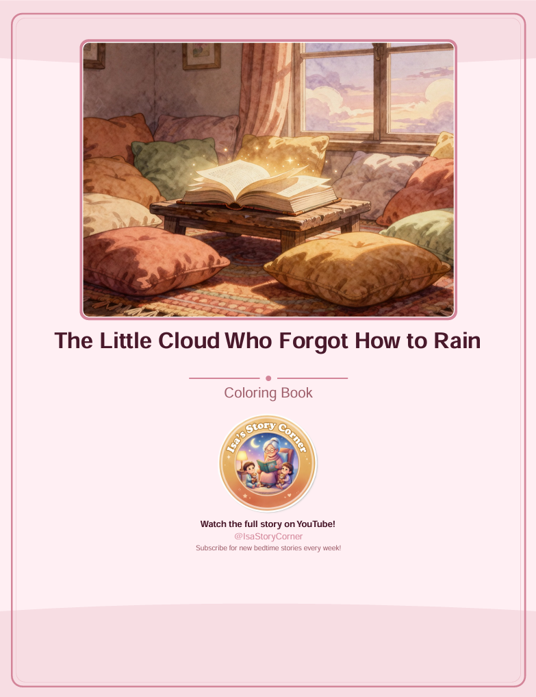 The Little Cloud Who Forgot How to Rain 🌈 Bedtime Story for Kids 3-6