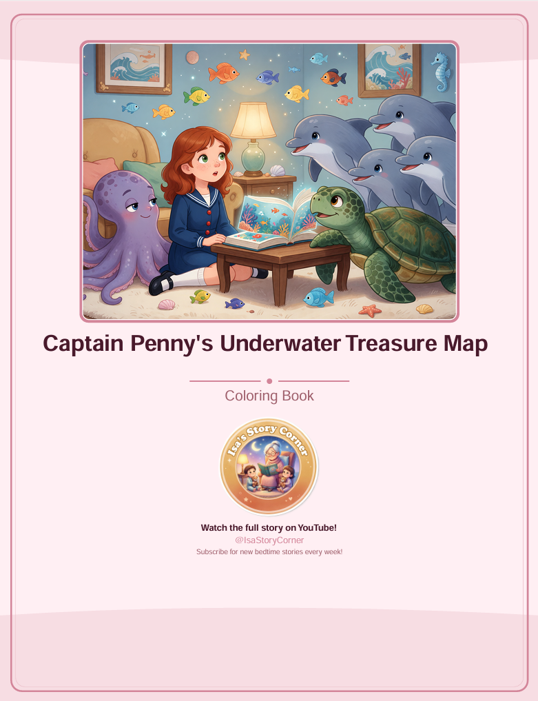 Captain Penny's Underwater Treasure Hunt 🌊 Bedtime Story for Kids 4-8