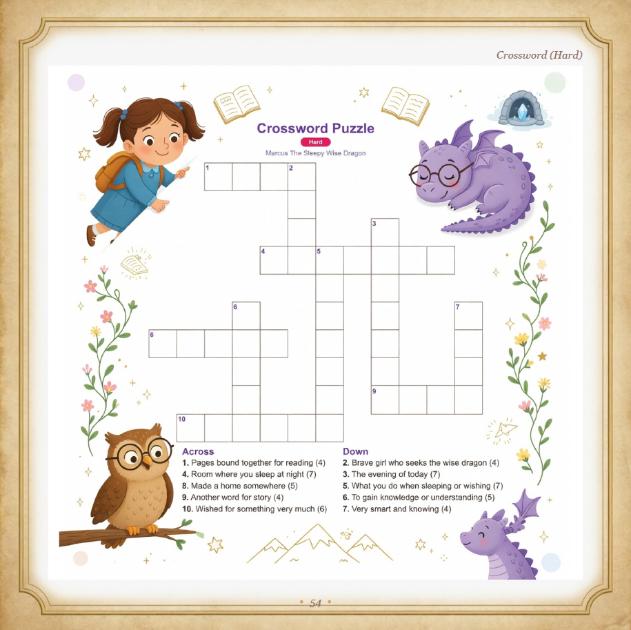 Marcus The Sleepy Wise Dragon  — page 4