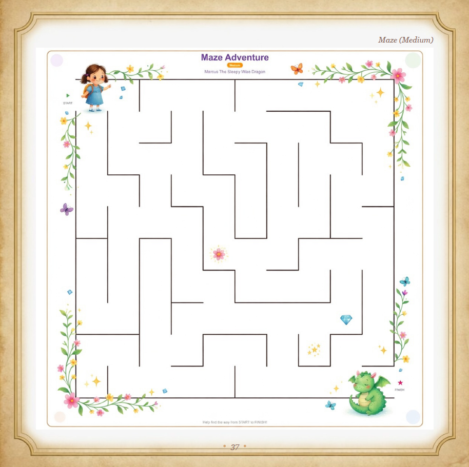 Marcus The Sleepy Wise Dragon  — page 6