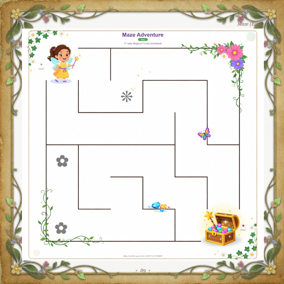 El bosque mágico de Isa — page 1