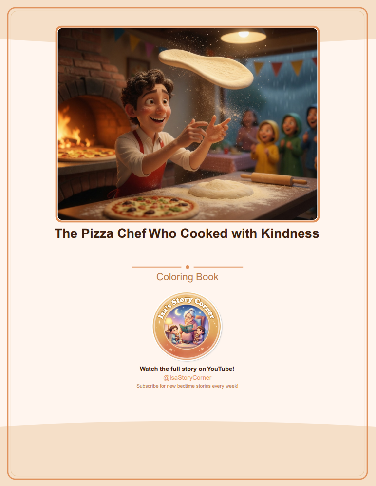 El Chef de Pizza que Cocina con Bondad | Cuento Dulce para Dormir para Niños