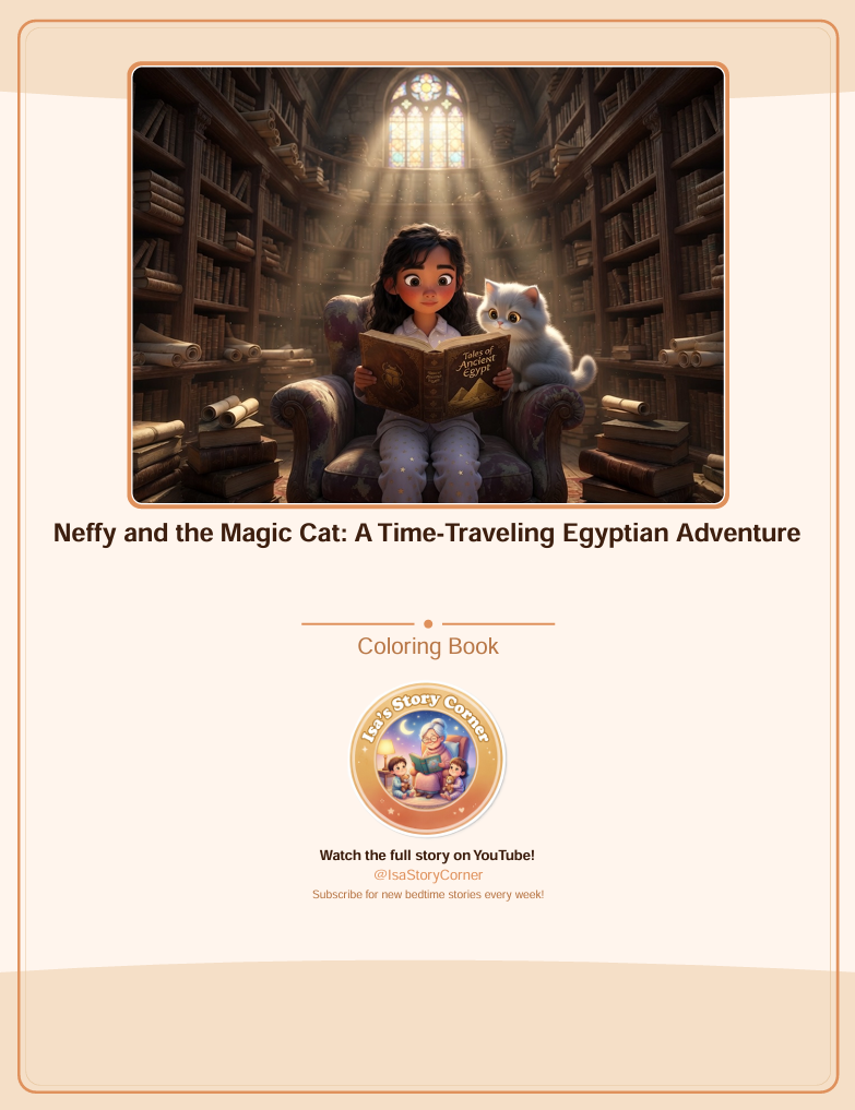 Neffy and the Magic Cat: A Time-Traveling Egyptian Adventure