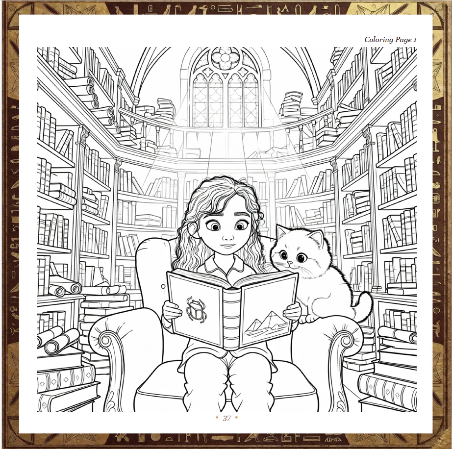 Neffy and the Magic Cat: A Time-Traveling Egyptian Adventure — page 4