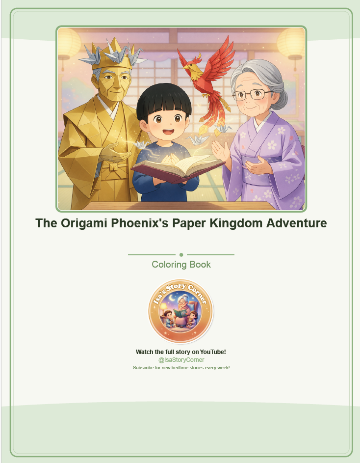 Origami Phoenix Bedtime Story | Magical Paper Kingdom Adventure